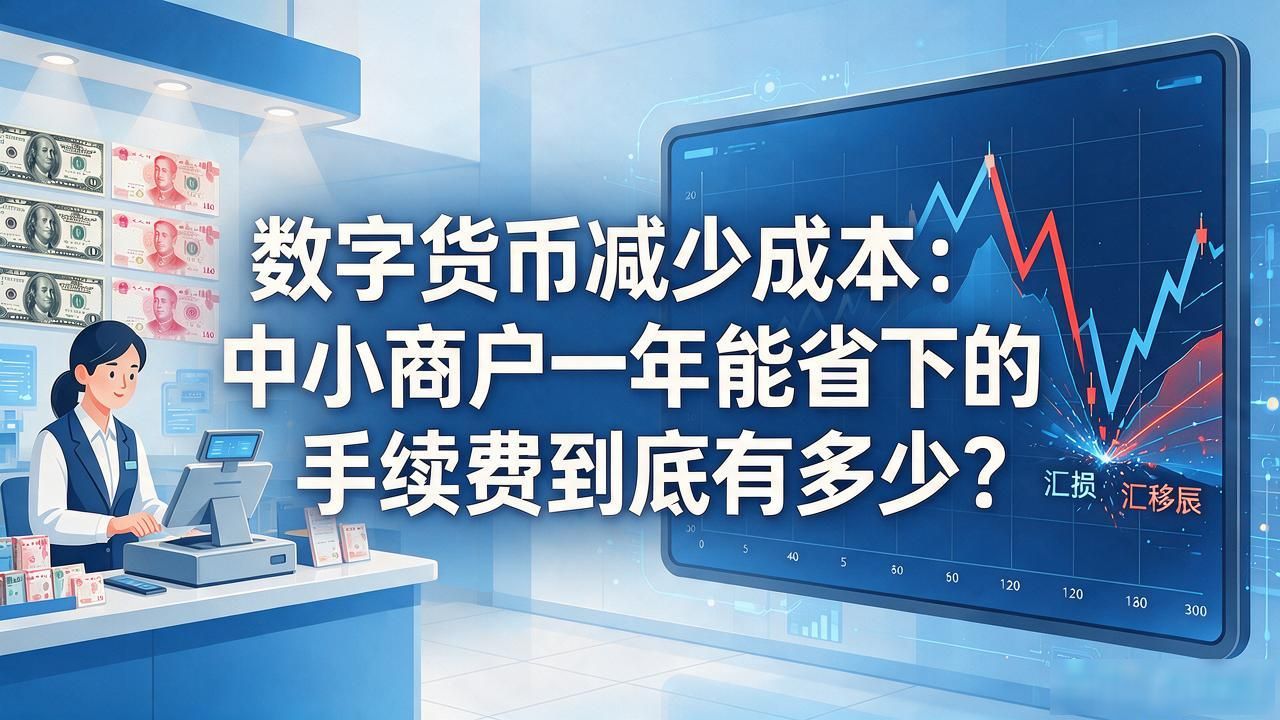 跨境电商数字货币结算成本优势_USDT稳定币降低跨境支付手续费_数字货币减少成本