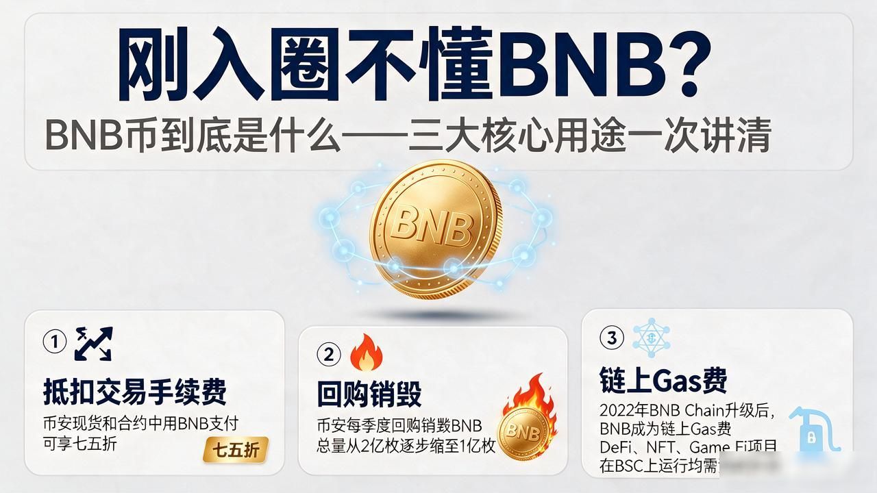 数字货币bnb简介_BNB官方代币用途与币安生态燃料解析_BNB手续费折扣与季度回购销毁机制