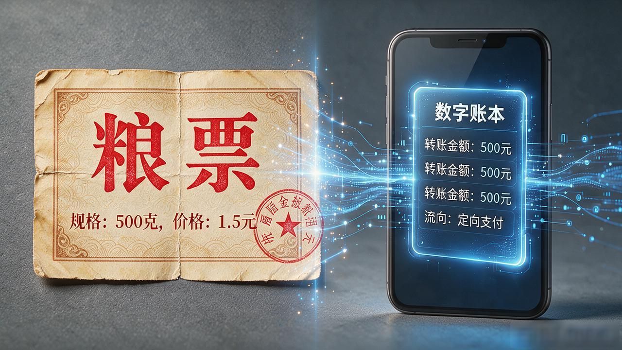 数字货币类似粮票_数字货币新粮票_粮票配给制度