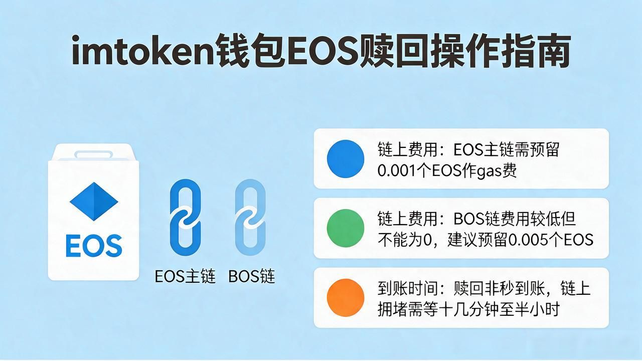 imtoken eos 赎回教程_EOS主链转账手续费设置_imtoken钱包eos赎回