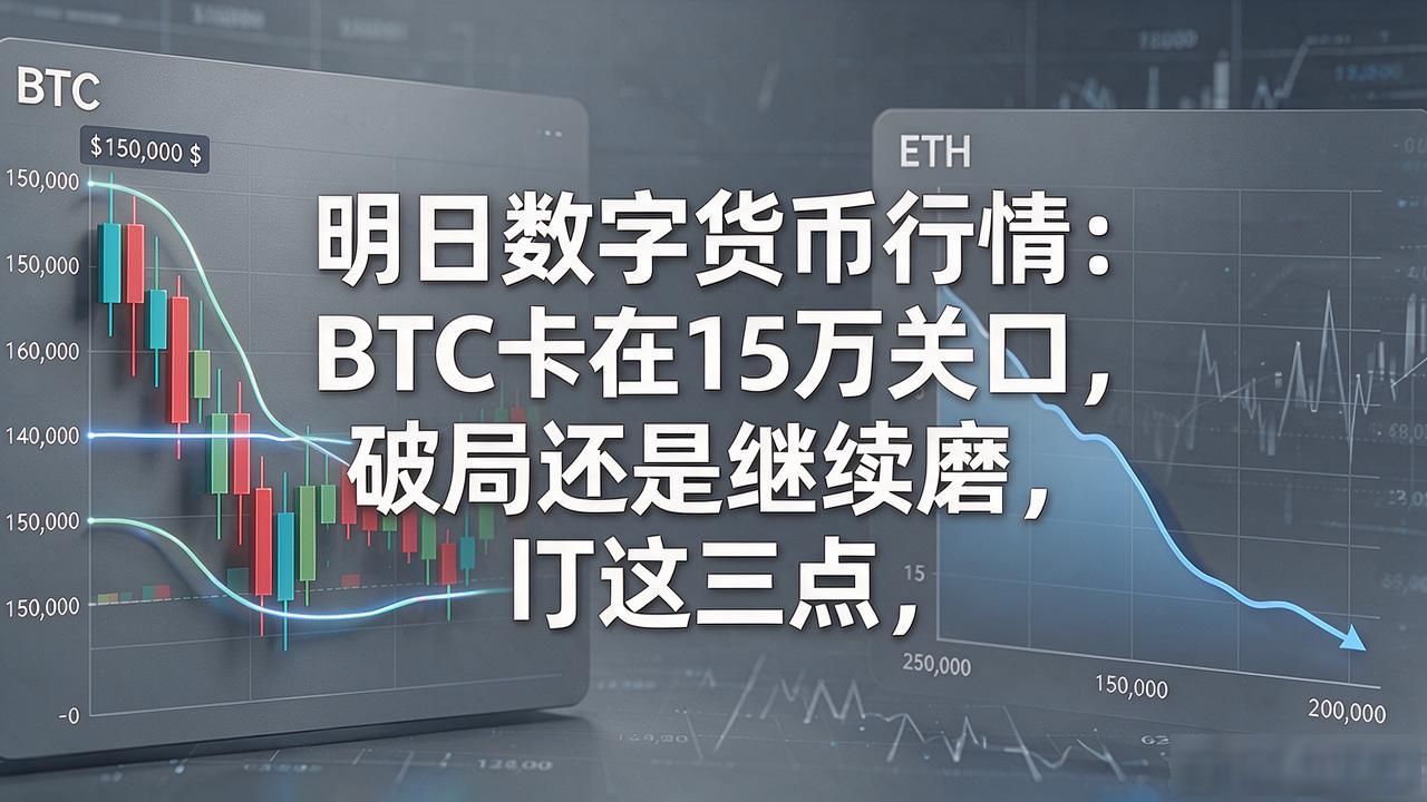 BTC关键价位15万_明日数字货币行情_每日数字货币行情分析